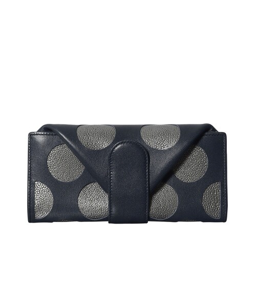 HIROKO HAYASHI（ヒロコハヤシ）の「◆IL PLATINO A POIS（イル プラーティノ アプア）長財布（財布・レディース・ブルー系その他6/ホワイト系7/ベージュ系4/ブラック系4・00）」の4枚目の写真