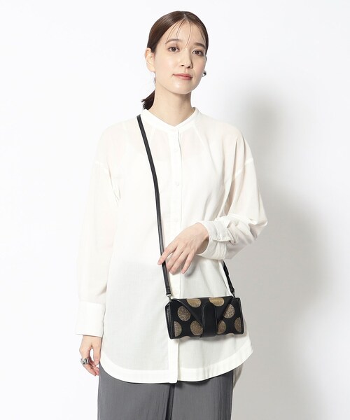 HIROKO HAYASHI（ヒロコハヤシ）の「◆IL PLATINO A POIS（イル プラーティノ アプア）長財布（財布・レディース・ブルー系その他6/ホワイト系7/ベージュ系4/ブラック系4・00）」の5枚目の写真