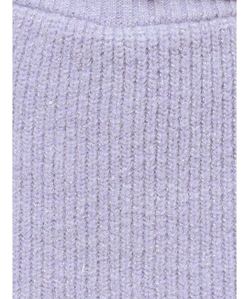 GYDA（ジェイダ）の「【セットアップ着用可】シャギースパンコール ニットスカートライクショートパンツ（スカート・レディース・オフホワイト/パープル・FREE）」の21枚目の写真