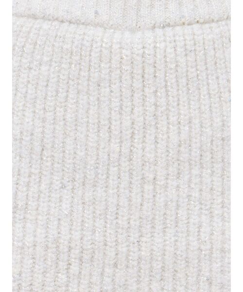 GYDA（ジェイダ）の「【セットアップ着用可】シャギースパンコール ニットスカートライクショートパンツ（スカート・レディース・オフホワイト/パープル・FREE）」の22枚目の写真