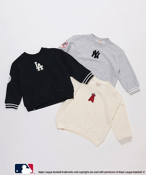 petit main(プティマイン)の「【MLB】ロゴトレーナー(スウェット・キッズ・ネイビー/アイボリー/ホワイト系その他・120cm/100cm/110cm/130cm/80cm/90cm)」の18枚目の写真