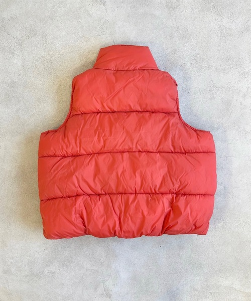 BIG FIELD（ビッグフィールド）の「クライマービッグポケットキルトベスト（90～150cm）（ダウンベスト・キッズ・ブラック/オレンジ/グリーン/パープル・130/140/100/150/110/90/120）」の19枚目の写真