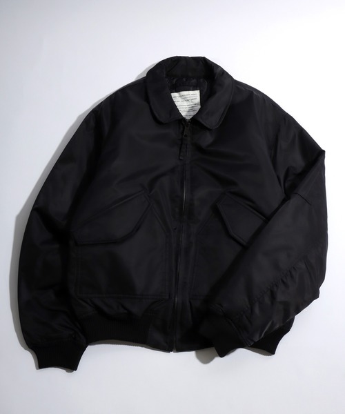 Salong hameu(サロン ハミュー)の「CWU-45Pタイプ フライトジャケット メンズ レディース/ミリタリー/ワーク(MA-1・メンズ・カーキ/ブラック・M/L/LL)」の3枚目の写真