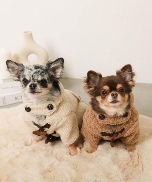 ダッフルボアフーディーコート / 犬服 / ドッグウェア(ペット ダッフルボアフーディーコート / 犬服 / ドッグウェア(ペット