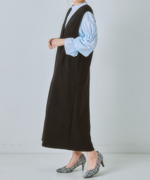 7days Life Styling（セブンデイズライフスタイリング）の「【ぴたっプス】ポインテッドトゥ７ｃｍヒールパンプス（低反発中敷）（ワイズ２Ｅ）（パンプス・レディース・ブラック系その他/ブラック系その他2/ブラック/ライトグレー/グレイッシュベージュ・22.5cm/23.0cm/23.5cm/24.0cm/24.5cm）」の10枚目の写真