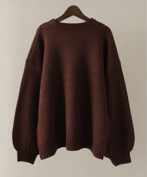 SpRay(スプレイ)の「ウェーブロゴジャガードニット(ニット/セーター・レディース・グレー/ネイビー/アイボリー/ブラック/ブラウン・FREE)」の17枚目の写真