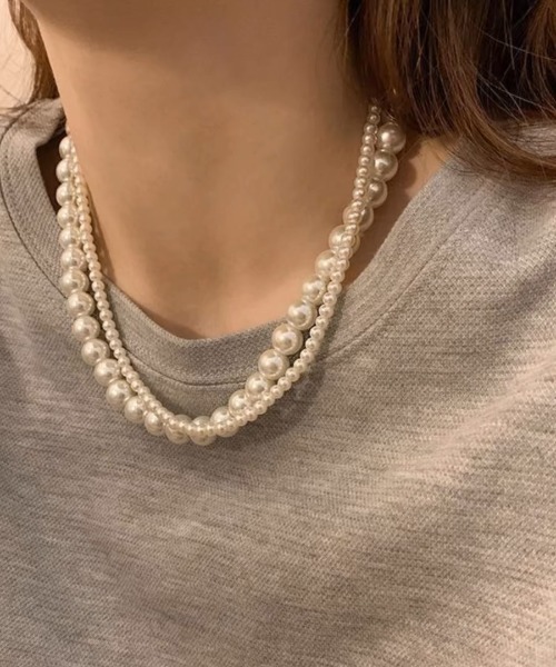 セール】二連パールネックレス（ネックレス）｜E&C closet…（イー