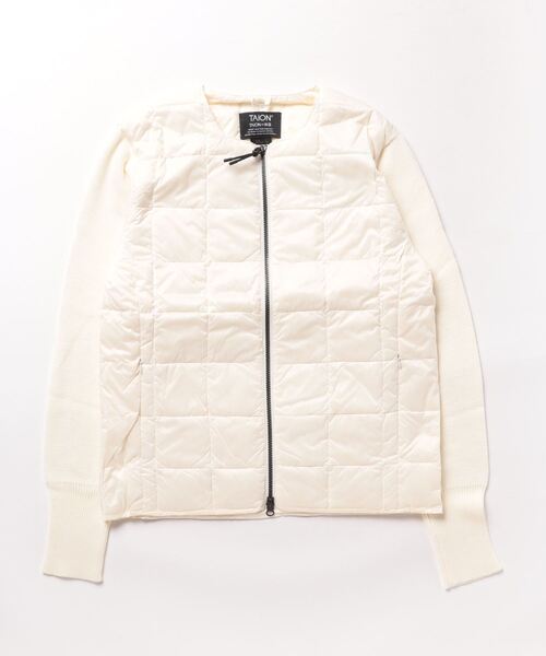 TAION（タイオン）の「TAION CREW NECK KNIT⁄DOWN JACKET TAION 