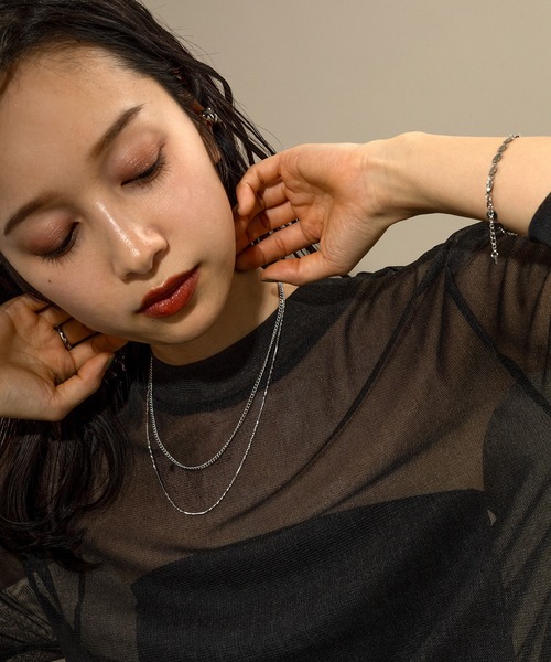 voov（ブーブ）の「【金属アレルギー対応】ラウンド プレート サージカル ブレスレット（ブレスレット・レディース・ゴールド/シルバー・フリー）」の8枚目の写真