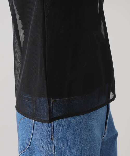 La TOTALITE(ラトータリテ)の「【kaene/カエン】立体チュールコンビブラウス(シャツ/ブラウス・レディース・ブラック・FREE)」の16枚目の写真