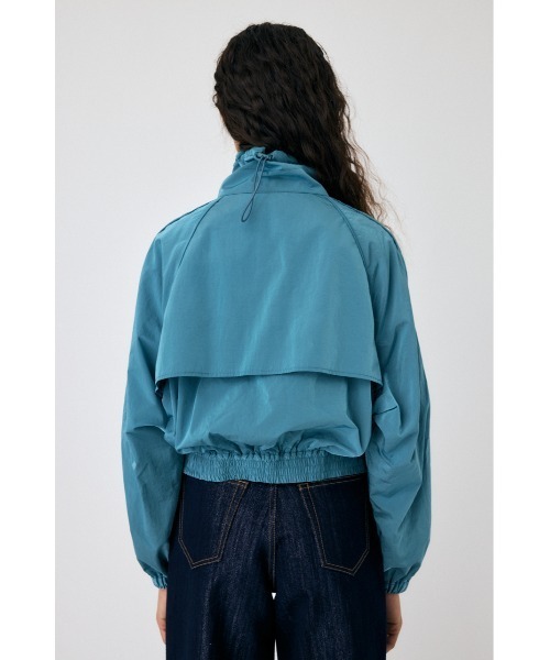 MOUSSY（マウジー）の「CODE NYLON STAND ジャケット（ナイロンジャケット・レディース・グレー/ブルー/ブラック・FREE）」の11枚目の写真