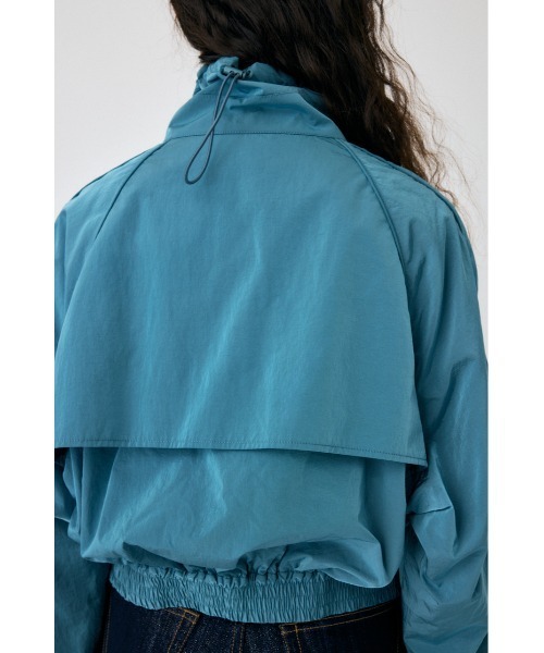 MOUSSY（マウジー）の「CODE NYLON STAND ジャケット（ナイロンジャケット・レディース・グレー/ブルー/ブラック・FREE）」の13枚目の写真