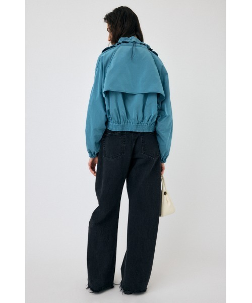 MOUSSY（マウジー）の「CODE NYLON STAND ジャケット（ナイロンジャケット・レディース・グレー/ブルー/ブラック・FREE）」の19枚目の写真
