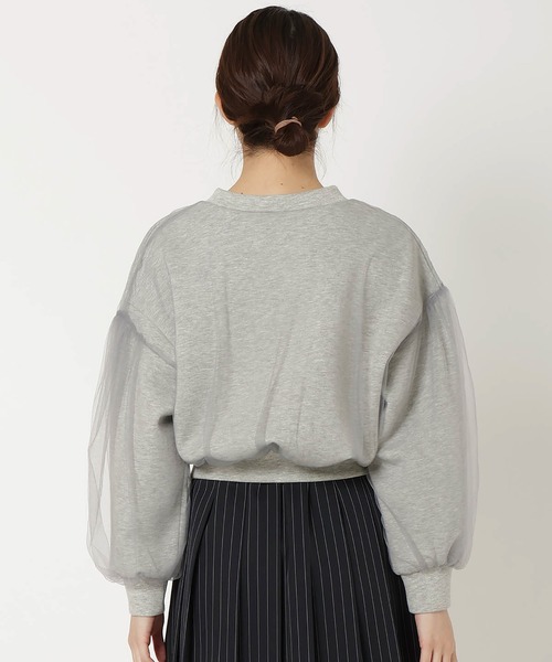 REDYAZEL（レディアゼル）の「チュールレイヤードトップス（その他トップス・レディース・ホワイト/ブラック/グレー・FREE）」の19枚目の写真