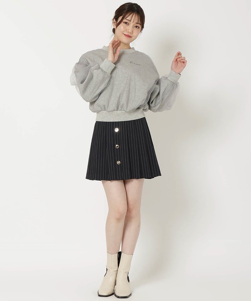 REDYAZEL（レディアゼル）の「チュールレイヤードトップス（その他トップス・レディース・ホワイト/ブラック/グレー・FREE）」の20枚目の写真