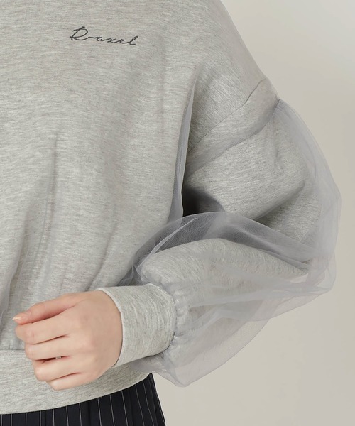 REDYAZEL（レディアゼル）の「チュールレイヤードトップス（その他トップス・レディース・ホワイト/ブラック/グレー・FREE）」の22枚目の写真