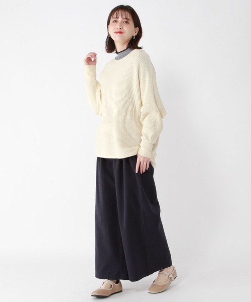 studio CLIP（スタディオクリップ）の「【3シーズンニット】12ゲージ編柄アソートプルオーバー（ニット/セーター・レディース・ネイビー/ライトブルー/ホワイト/イエロー・FREE）」の11枚目の写真