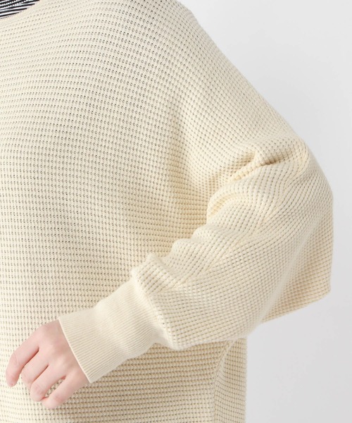 studio CLIP（スタディオクリップ）の「【3シーズンニット】12ゲージ編柄アソートプルオーバー（ニット/セーター・レディース・ネイビー/ライトブルー/ホワイト/イエロー・FREE）」の18枚目の写真