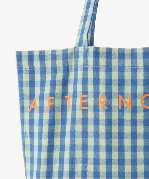 ギンガムチェックトートバッグM（トートバッグ）｜Afternoon Tea