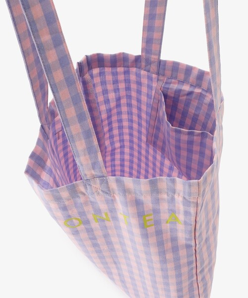 ギンガムチェックトートバッグM（トートバッグ）｜Afternoon Tea