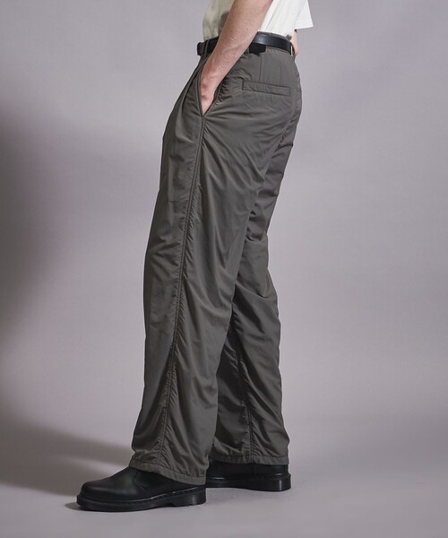 MONKEY TIME（モンキータイム）の「＜monkey time＞ タフタ ボンディング ワイド 2P ストレート パンツ -セットアップ対応-（その他パンツ・メンズ・ブラック/ダークグレー・S/M/L）」の13枚目の写真