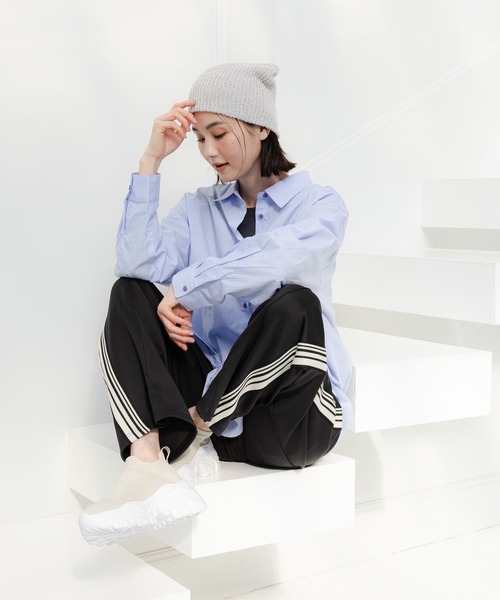 LAKOLE（ラコレ）の「トラックワイドパンツ / 103827（その他パンツ・レディース・ライトグリーン/ブラック・SMALL/MEDIUM）」の14枚目の写真