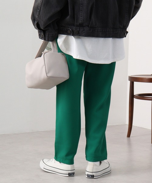 A.N.L(エーエヌエル レーベル)の「A.N.L テーパードパンツ(その他パンツ・レディース・レッド/グリーン/アイボリー/ブラック・38)」の7枚目の写真