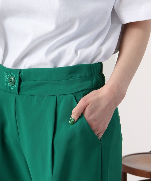 A.N.L(エーエヌエル レーベル)の「A.N.L テーパードパンツ(その他パンツ・レディース・レッド/グリーン/アイボリー/ブラック・38)」の21枚目の写真