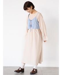 ehka sopo | リボンキャミセットワンピース(ワンピース)