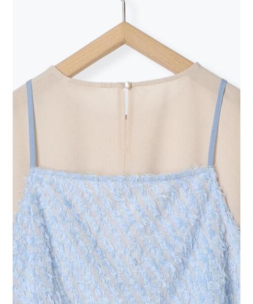 ehka sopo（エヘカソポ）の「リボンキャミセットワンピース（ワンピース・レディース・ブラック/グリーン/ベージュ/キナリ・F）」の14枚目の写真