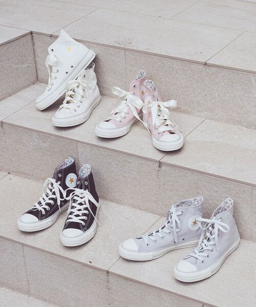 CONVERSE（コンバース）の「CONVERSE×earth　ALL☆STAR　HI（スニーカー・レディース・グレー/ブラック/ピンク/オフホワイト・23.5cm/23cm/22.5cm/24.5cm/24cm）」の16枚目の写真