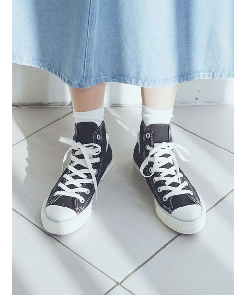 CONVERSE（コンバース）の「CONVERSE×earth　ALL☆STAR　HI（スニーカー・レディース・グレー/ブラック/ピンク/オフホワイト・23.5cm/23cm/22.5cm/24.5cm/24cm）」の19枚目の写真