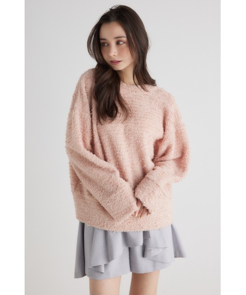 rienda(リエンダ)の「ファンシーヤーンカットカーディガン 春服(カーディガン/ボレロ・レディース・グレー/ホワイト/ピンク・FREE)」の19枚目の写真