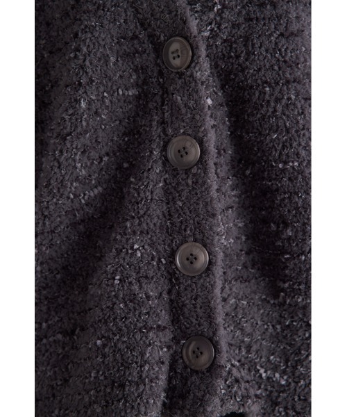 rienda(リエンダ)の「ファンシーヤーンカットカーディガン 春服(カーディガン/ボレロ・レディース・グレー/ホワイト/ピンク・FREE)」の9枚目の写真