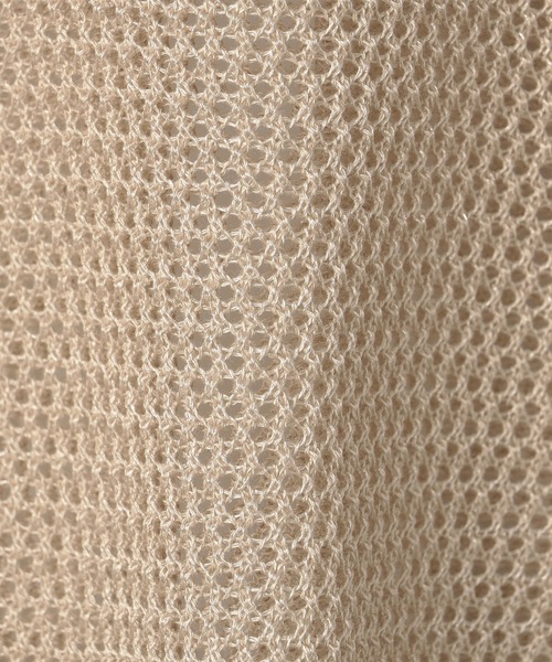 NICOLE CLUB（ニコル　クラブ）の「【WEB限定】メッシュハーフジップベスト（ベスト・レディース・グリーン/ブラック/オフホワイト・FREE）」の12枚目の写真