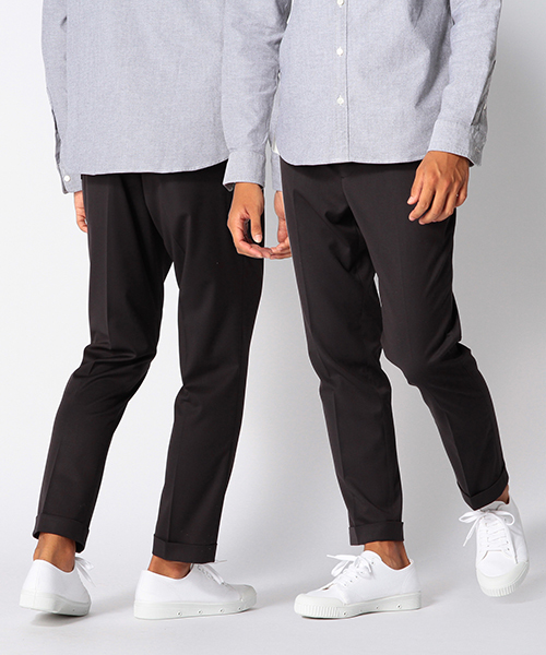 BEAMS(ビームス)の「◆BEAMS / ストレッチ スラックス(スラックス・メンズ・グレー/ブラック/ネイビー・LARGE/SMALL/MEDIUM)」の3枚目の写真