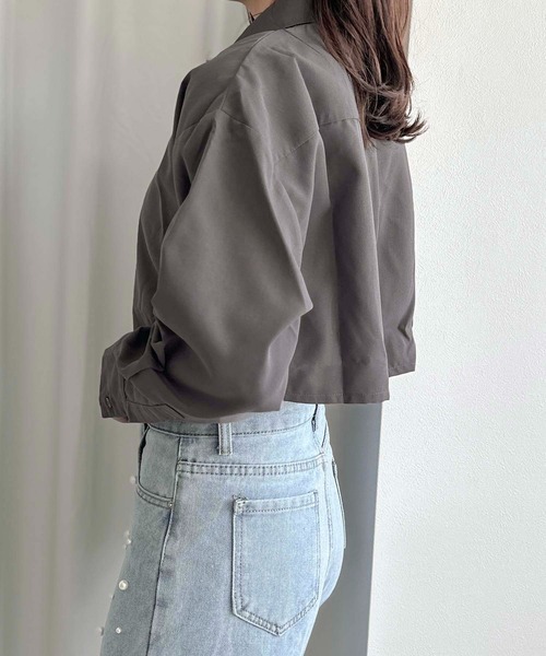 apres jour clair(アプレジュールクレア)の「【apres jour clair】2WAYタイ付きシャツ【ZOZOTOWN限定アイテム】(シャツ/ブラウス・レディース・ブルー/オフホワイト/チャコールグレー・フリー/X-LARGE)」の5枚目の写真