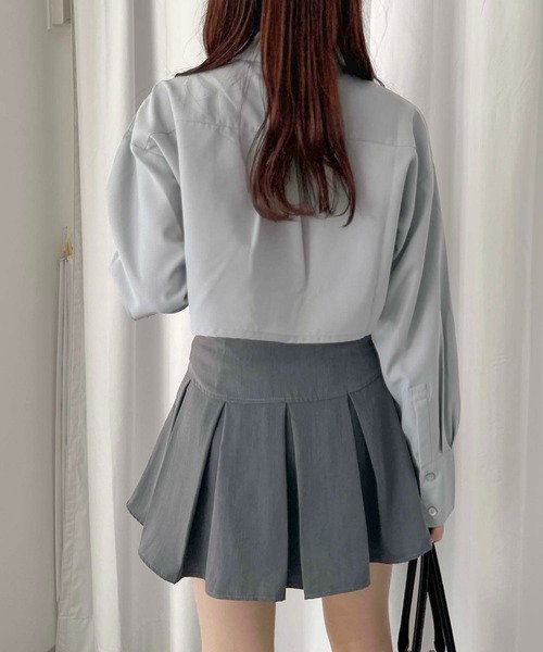 apres jour clair(アプレジュールクレア)の「【apres jour clair】2WAYタイ付きシャツ【ZOZOTOWN限定アイテム】(シャツ/ブラウス・レディース・ブルー/オフホワイト/チャコールグレー・フリー/X-LARGE)」の13枚目の写真