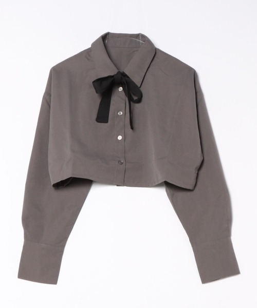 apres jour clair(アプレジュールクレア)の「【apres jour clair】2WAYタイ付きシャツ【ZOZOTOWN限定アイテム】(シャツ/ブラウス・レディース・ブルー/オフホワイト/チャコールグレー・フリー/X-LARGE)」の17枚目の写真