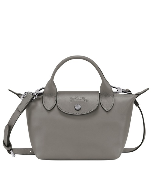 LONGCHAMP（ロンシャン）の「ル プリアージュR エクストラ トップハンドルバッグ XS（ハンドバッグ・レディース・グレー・FREE）」の7枚目の写真