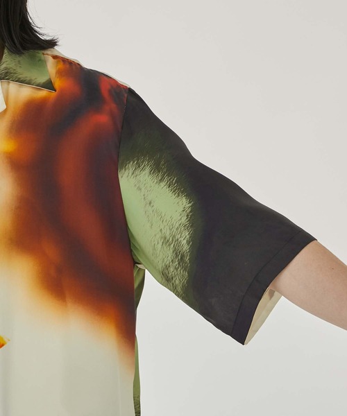 TAAKK（ターク）の「【TAAKK/ターク】SILK SHIRTS（シャツ/ブラウス・メンズ・オレンジ・2/3）」の10枚目の写真