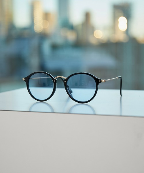 JUNRED（ジュンレッド）の「【 追加生産 】コンビボストンサングラス（サングラス・メンズ・ブルー/ブラック・FREE）」の9枚目の写真