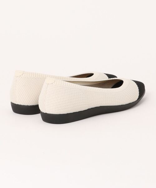 fuwaraku(フワラク)の「【fuwaraku】 洗える ニット素材 リラックスパンプス <2.0cmヒール> 【22.5cm~24.5cm】(パンプス・レディース・ブラック/アイボリー/ホワイト×ブラック・22.5cm/23.0cm/23.5cm/24.0cm/24.5cm)」の4枚目の写真
