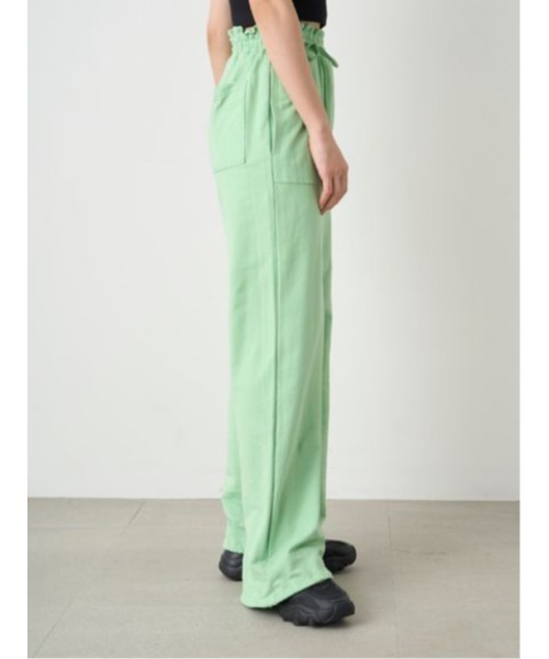 SNIDEL（スナイデル）の「ダブルリボンスウェットパンツ（スウェットパンツ・レディース・ブラック/アイボリー/グリーン・1/0）」の21枚目の写真