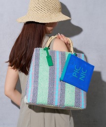 Actually | ラフィア風トート(トートバッグ)