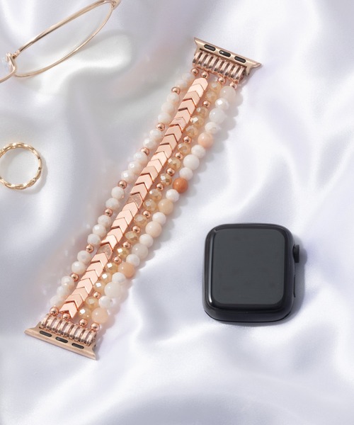 emonique（エモニーク）の「パール Apple Watch Band スマートウォッチバンド【38/40/41/42/44/45