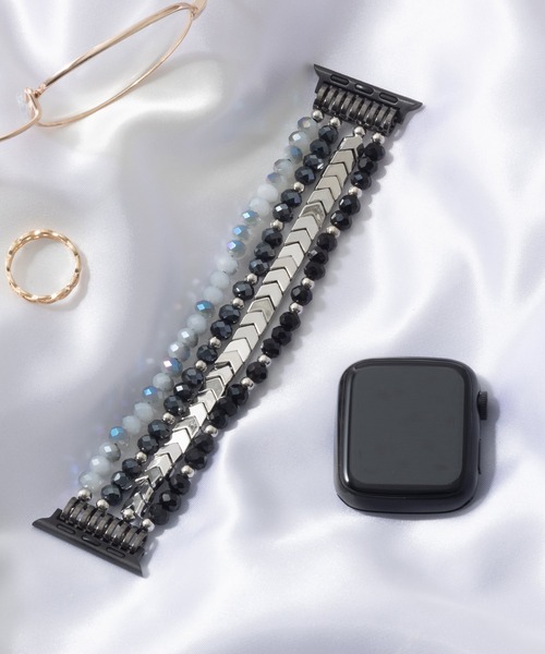 emonique（エモニーク）の「パール Apple Watch Band スマートウォッチバンド【38/40/41/42/44/45