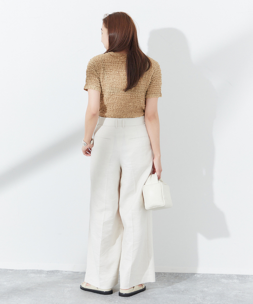 journal standard L'essage（ジャーナルスタンダードレサージュ）の「POKOPOKO Tシャツ（Tシャツ/カットソー・レディース・ホワイト/ブラック/ベージュ・FREE）」の15枚目の写真