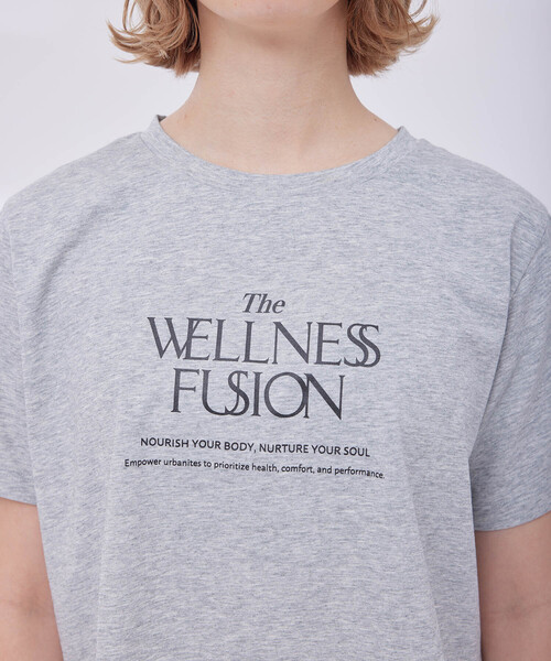 NERGY（ナージー）の「グラフィッククロップドTシャツ（Tシャツ/カットソー・レディース・キナリ/パープル/ブラック/グレー・FREE）」の20枚目の写真