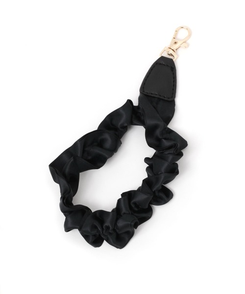 BAYFLOW（ベイフロー）の「[スマホやポーチに付けて便利]BFリボンストラップ（キーホルダー・レディース・ベージュ/ブラック・0）」の4枚目の写真